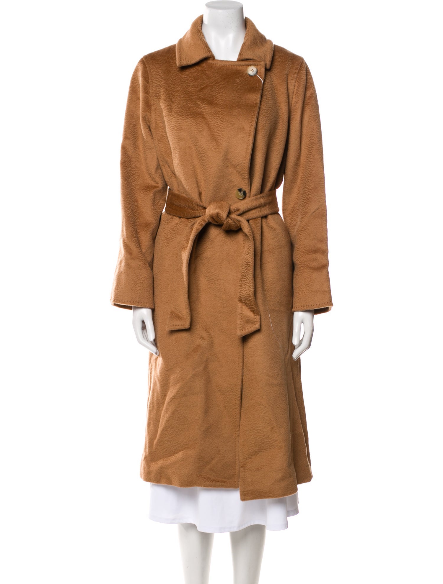 Max Mara Camel Hair Trench Coat