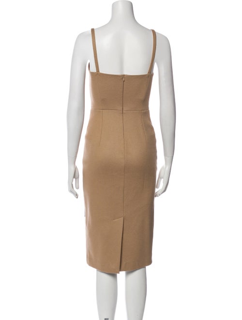 Max Mara Virgin Wool Midi Length Dress