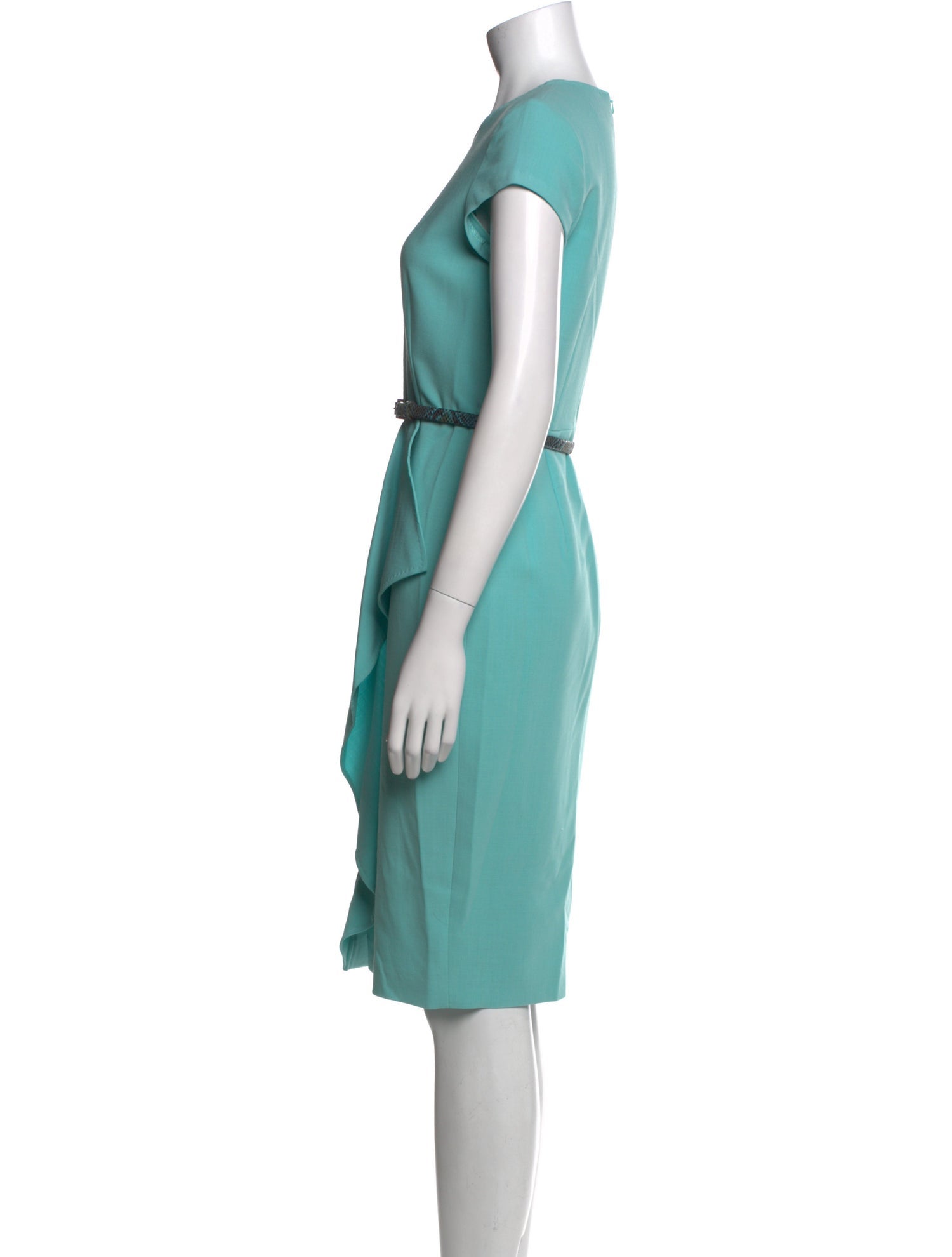 Max Mara Crew Neck Knee-Length Dress