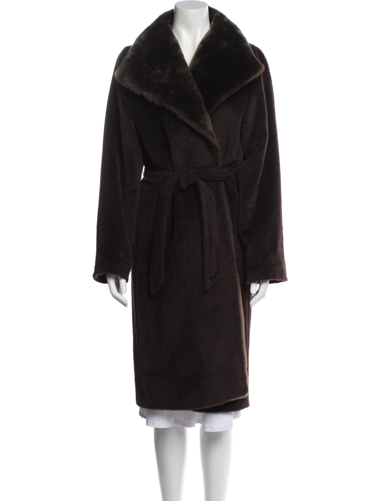 Max Mara Alpaca Fur Coat