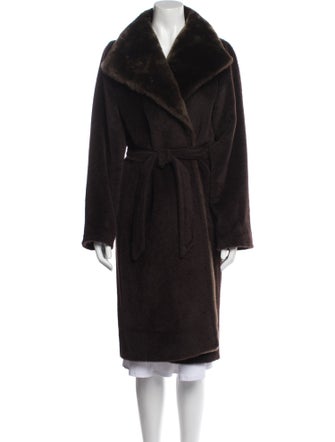 Max Mara Alpaca Fur Coat