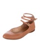 Max Mara Leather Mary Jane Flats