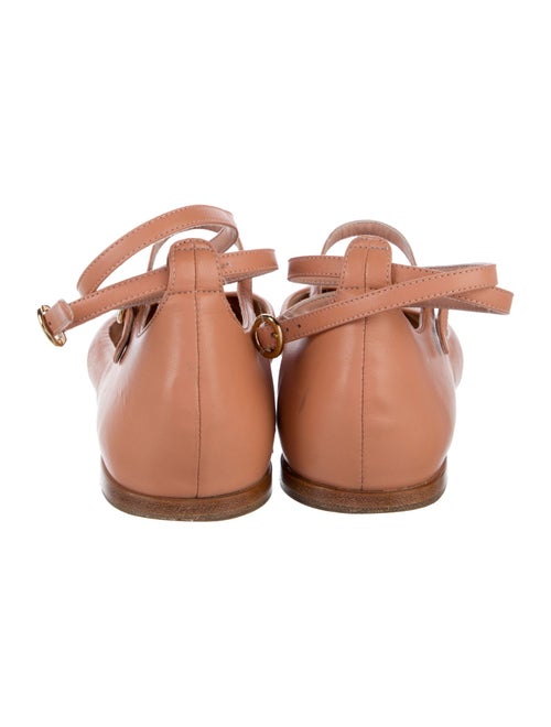 Max Mara Leather Mary Jane Flats