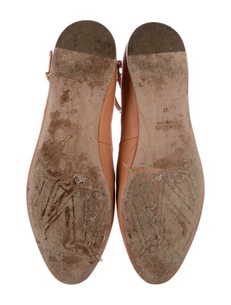 Max Mara Leather Mary Jane Flats