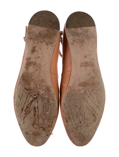 Max Mara Leather Mary Jane Flats