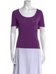 Max Mara Scoop Neck Short Sleeve T-Shirt