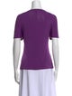 Max Mara Scoop Neck Short Sleeve T-Shirt