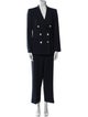 Max Mara Virgin Wool Striped Pantsuit