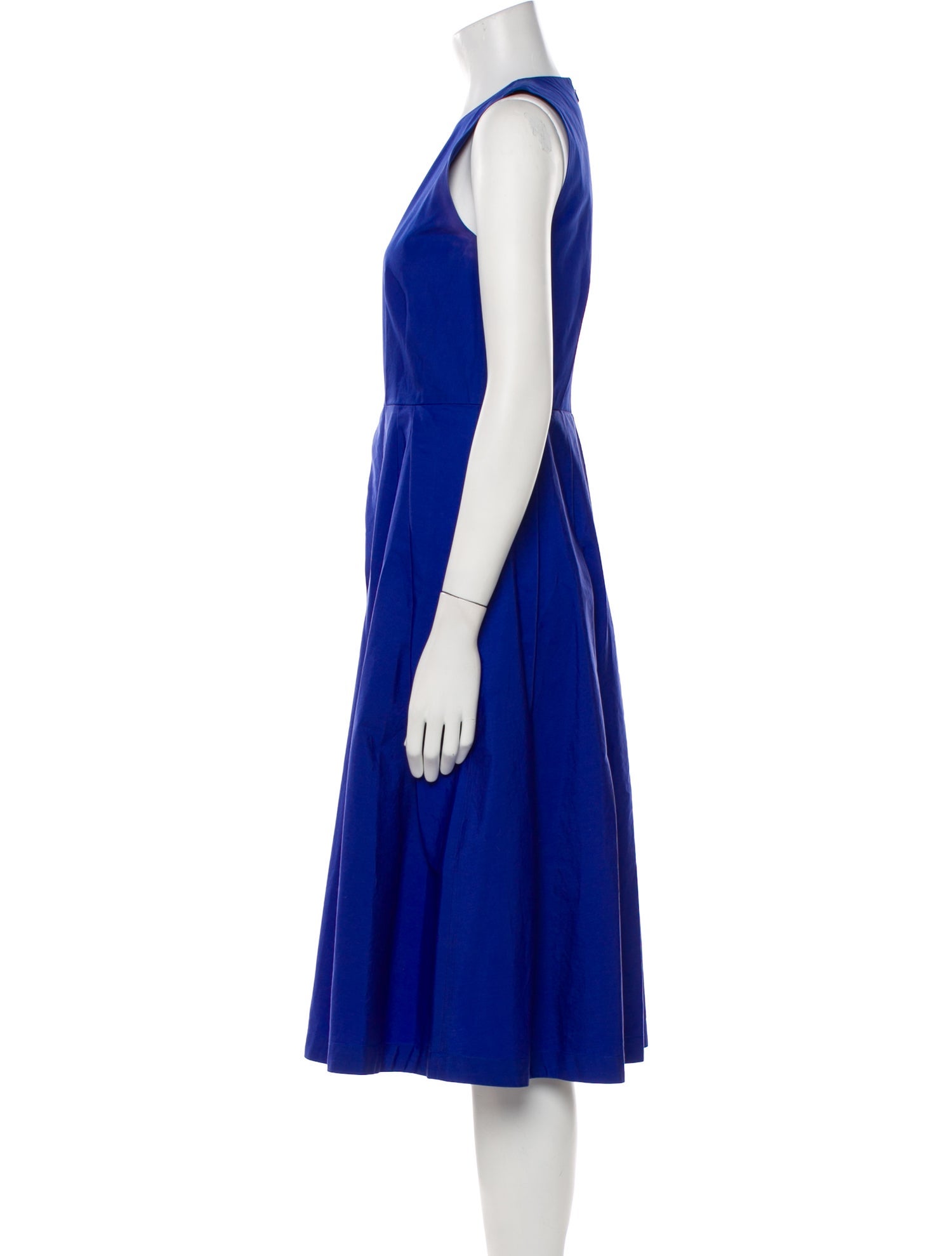 Max Mara V-Neck Midi Length Dress