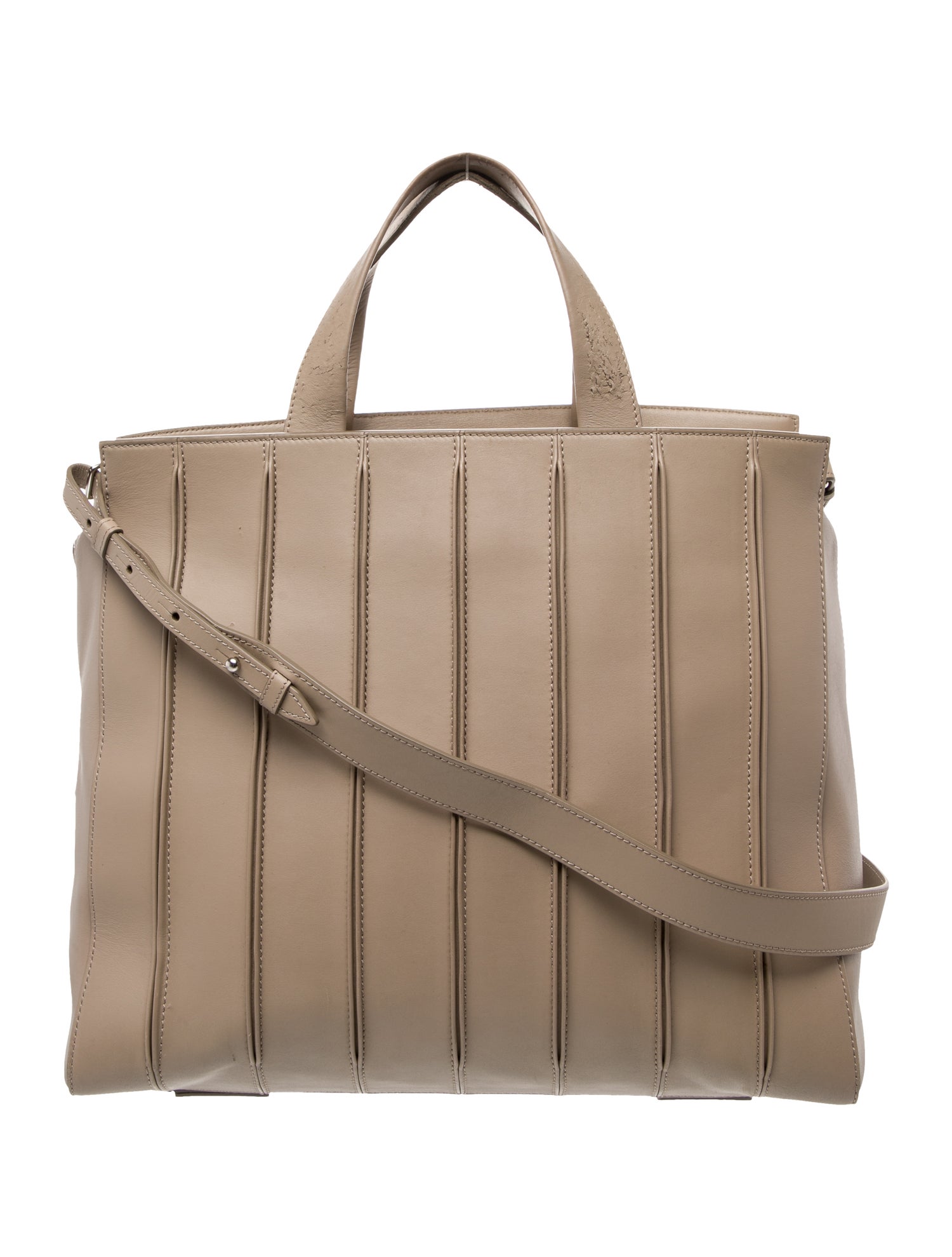Max Mara Leather Top Handle Bag