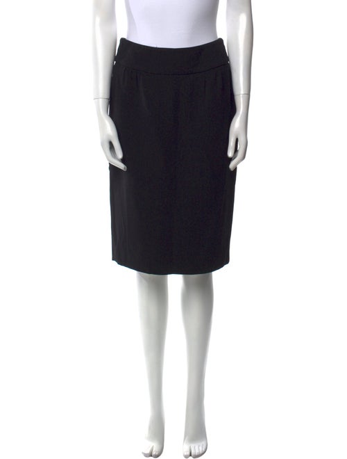 Max Mara Virgin Wool Knee-Length Skirt