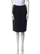 Max Mara Virgin Wool Knee-Length Skirt