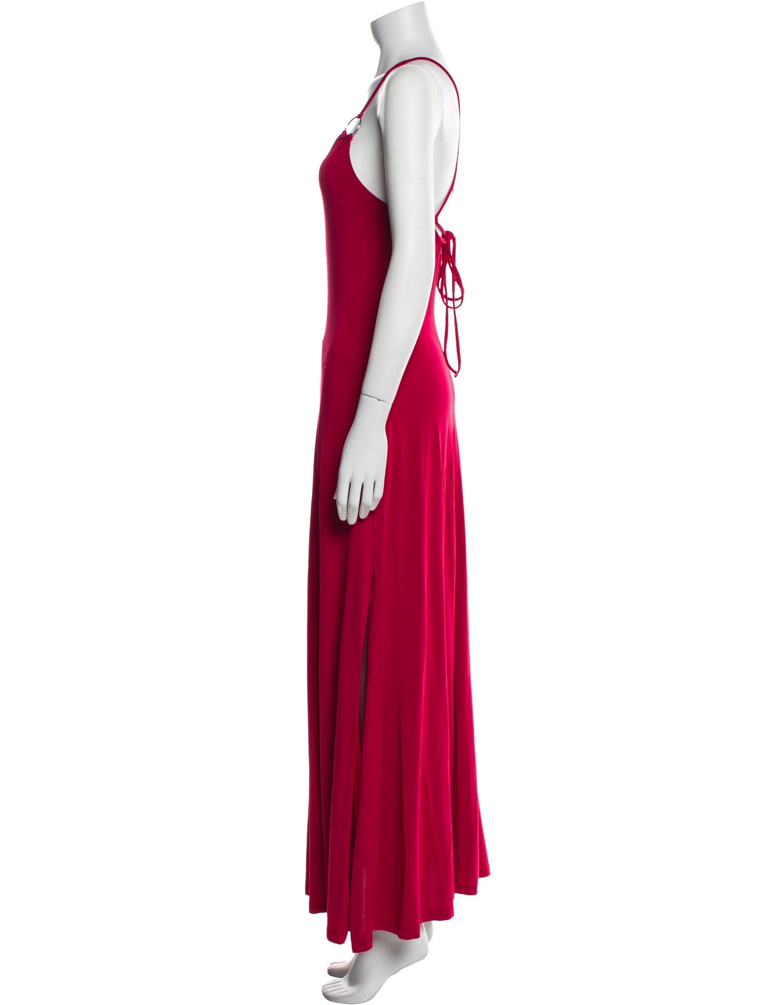 Max Mara Scoop Neck Long Dress