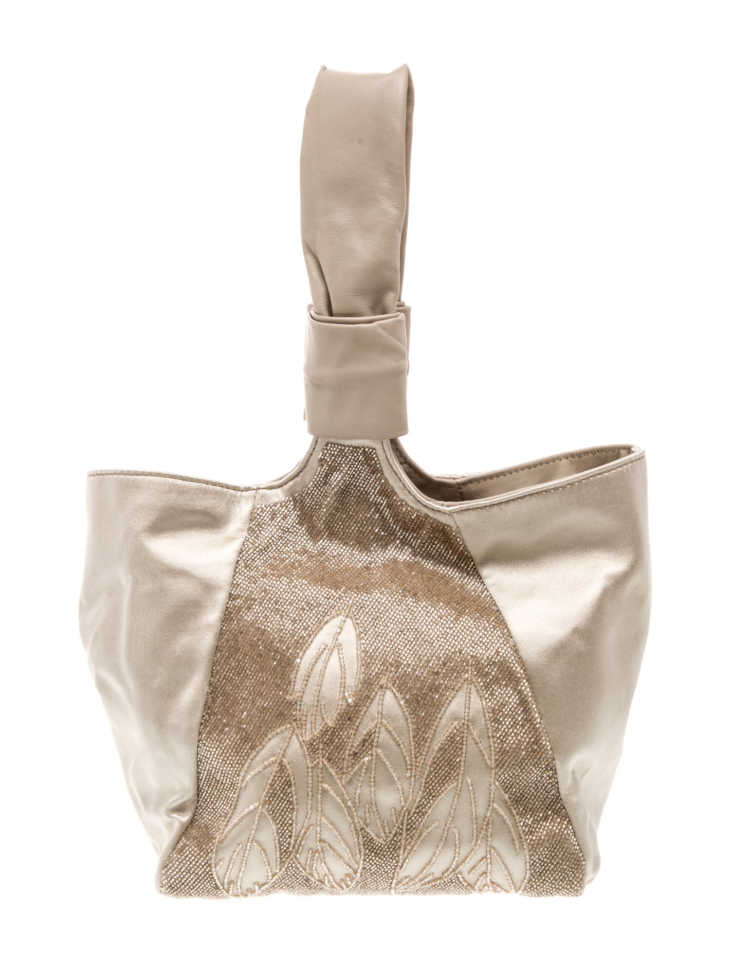 Max Mara Satin Top Handle Bag