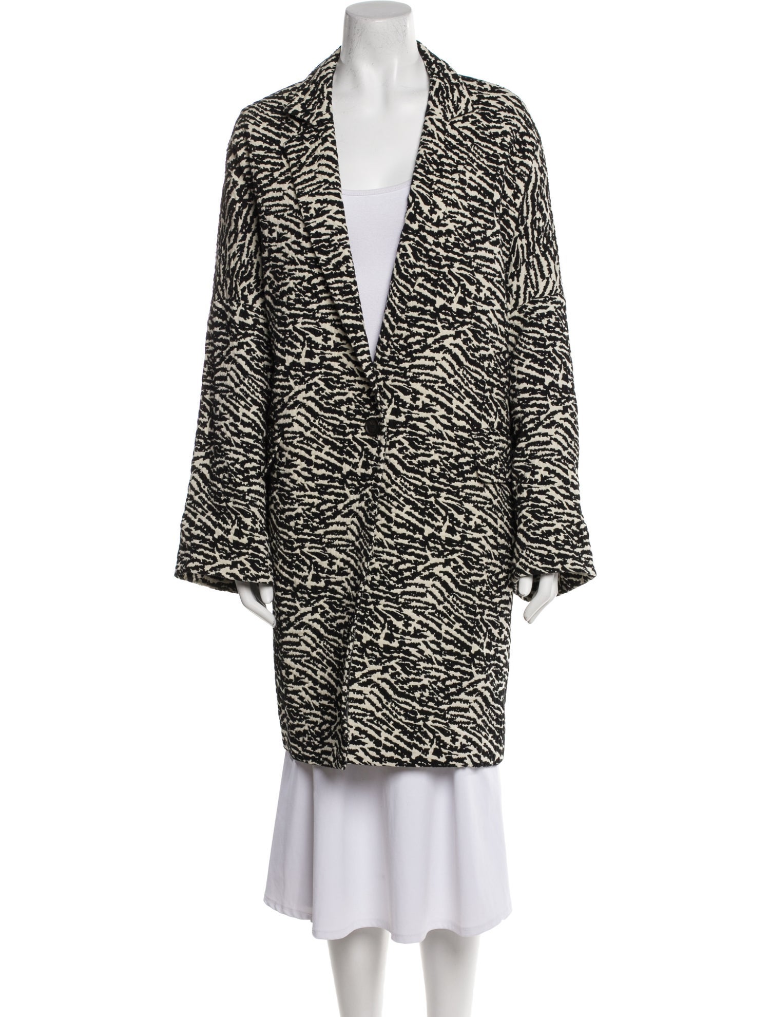 Max Mara Animal Print Coat