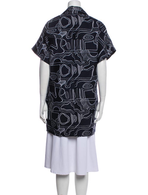 Max Mara Virgin Wool Printed Jacket