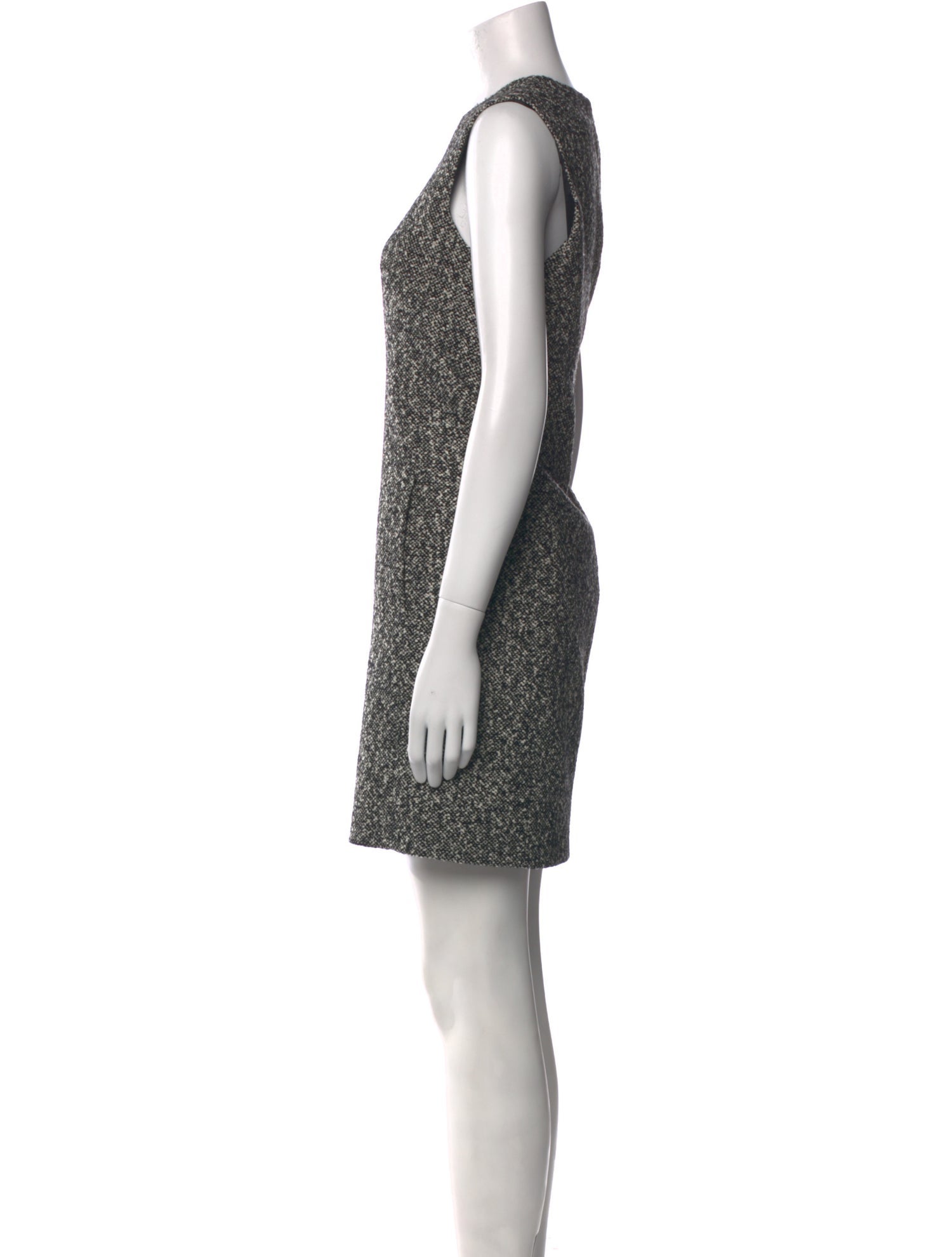 Max Mara Crew Neck Mini Dress