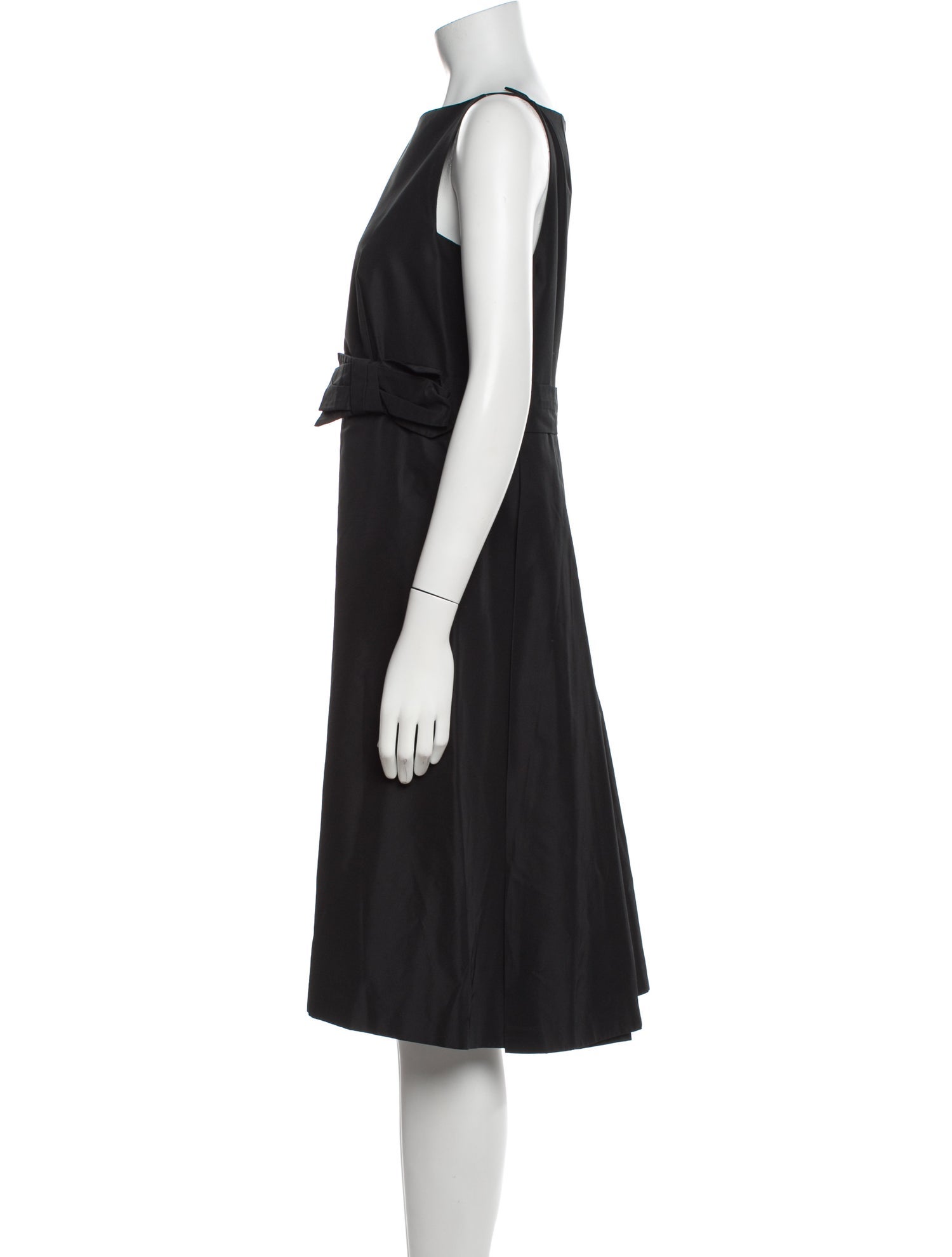 Max Mara Bateau Neckline Midi Length Dress