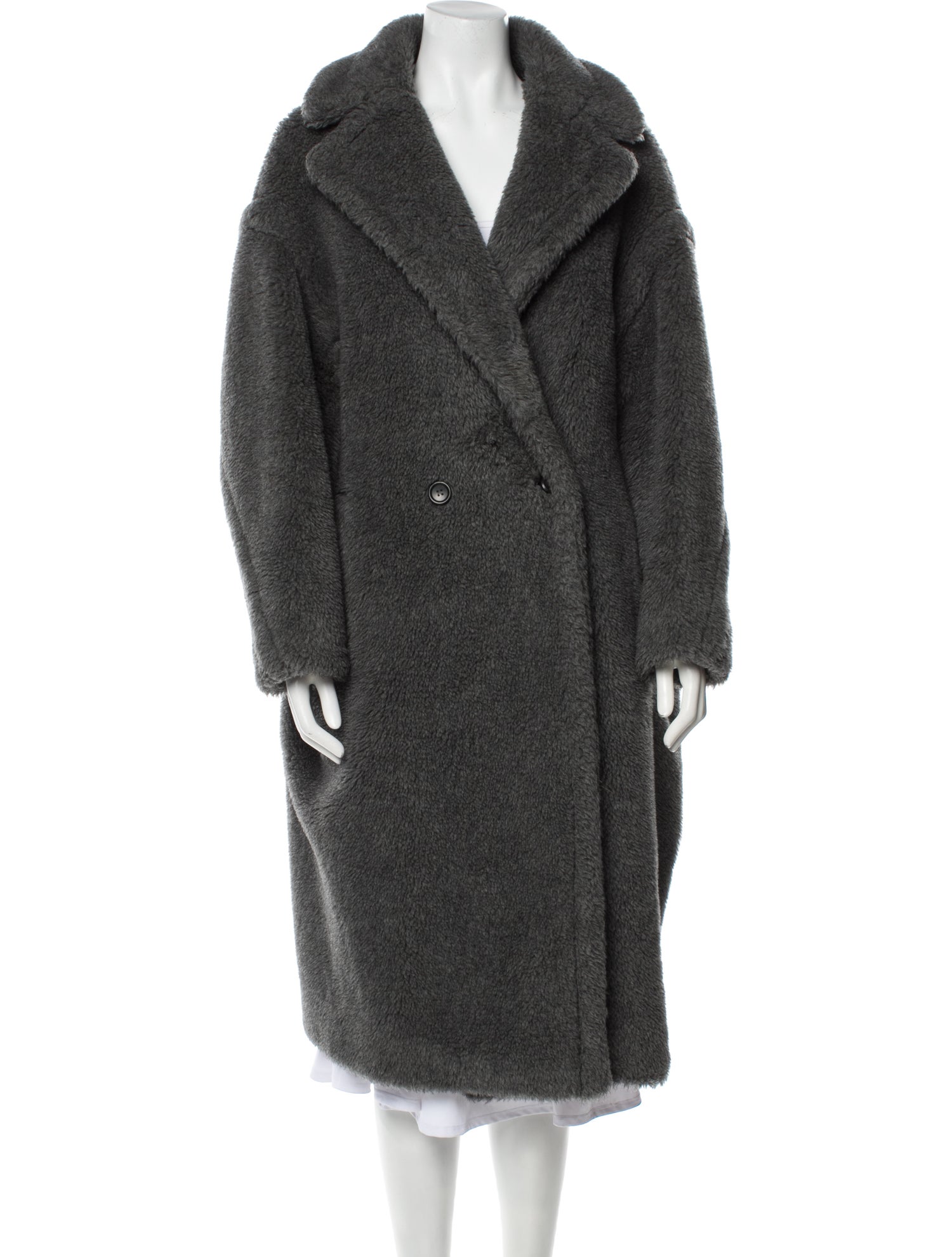 Max Mara Alpaca Faux Fur Coat