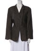 Max Mara Linen Striped Blazer