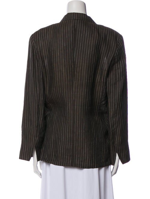 Max Mara Linen Striped Blazer