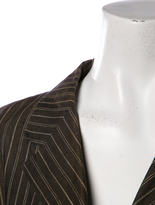 Max Mara Linen Striped Blazer