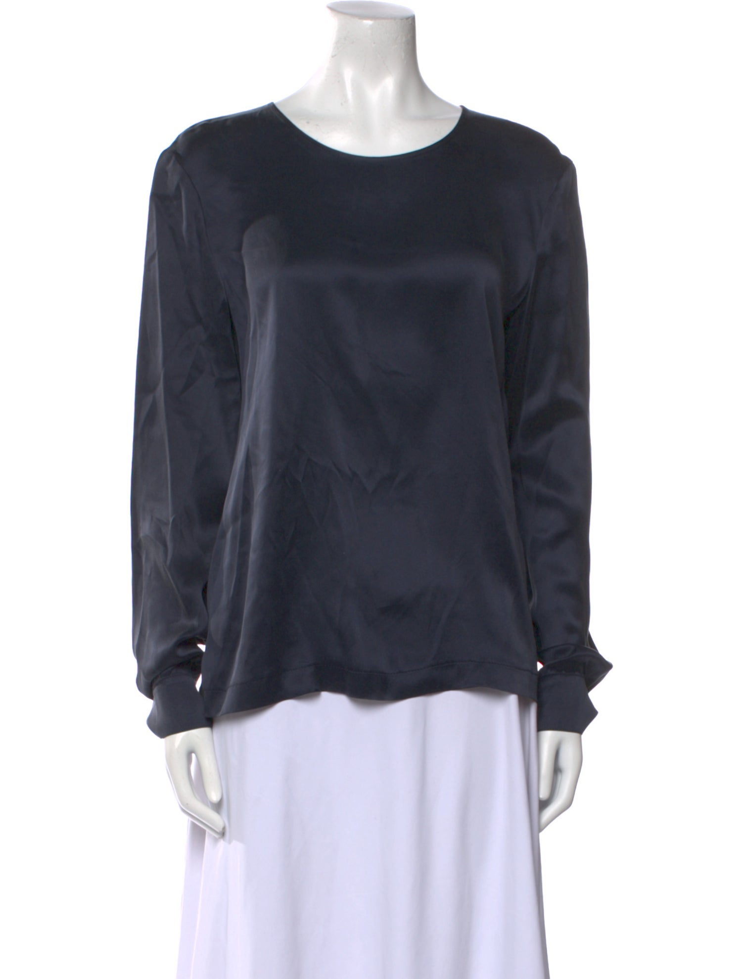 Max Mara Silk Scoop Neck Blouse w/ Tags