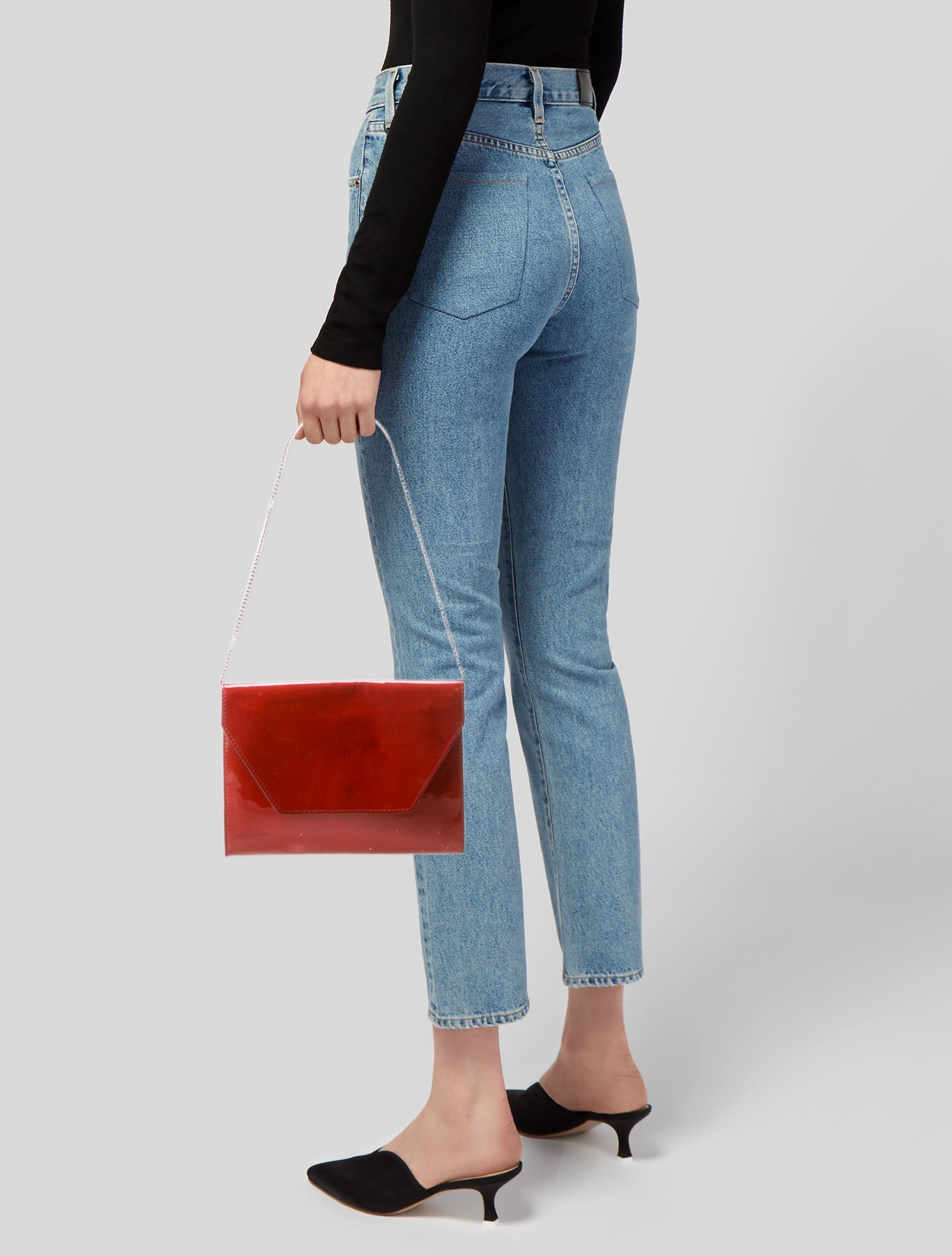 Max Mara Patent Leather Shoulder Bag