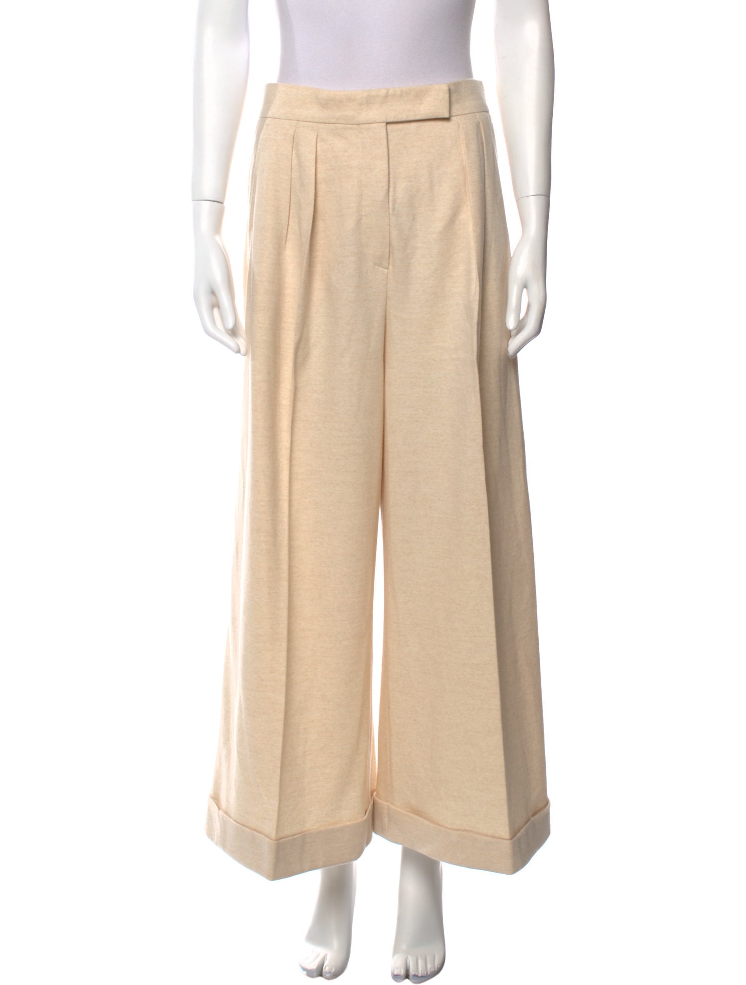 Max Mara Virgin Wool Wide Leg Pants