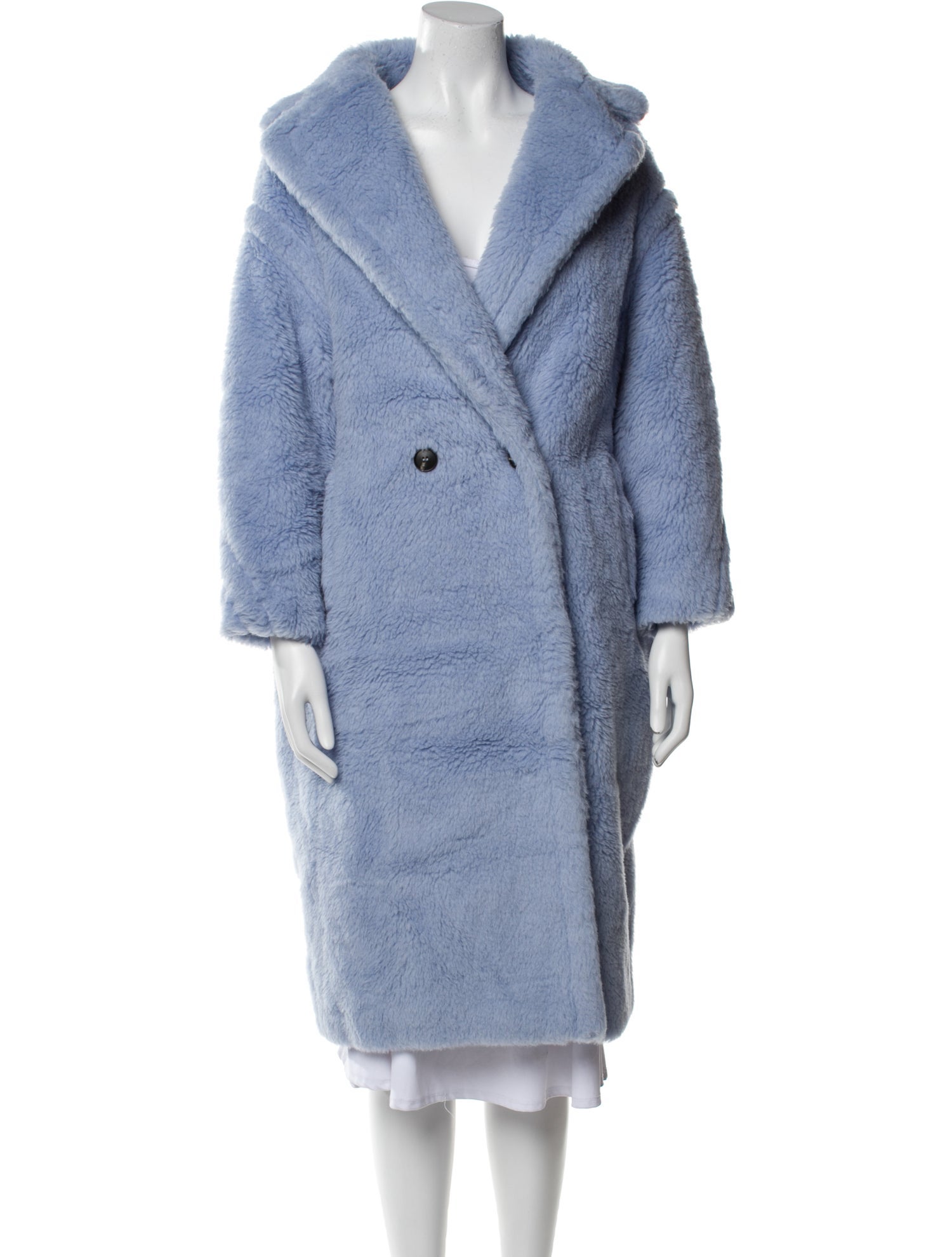 Max Mara Alpaca Faux Fur Coat w/ Tags
