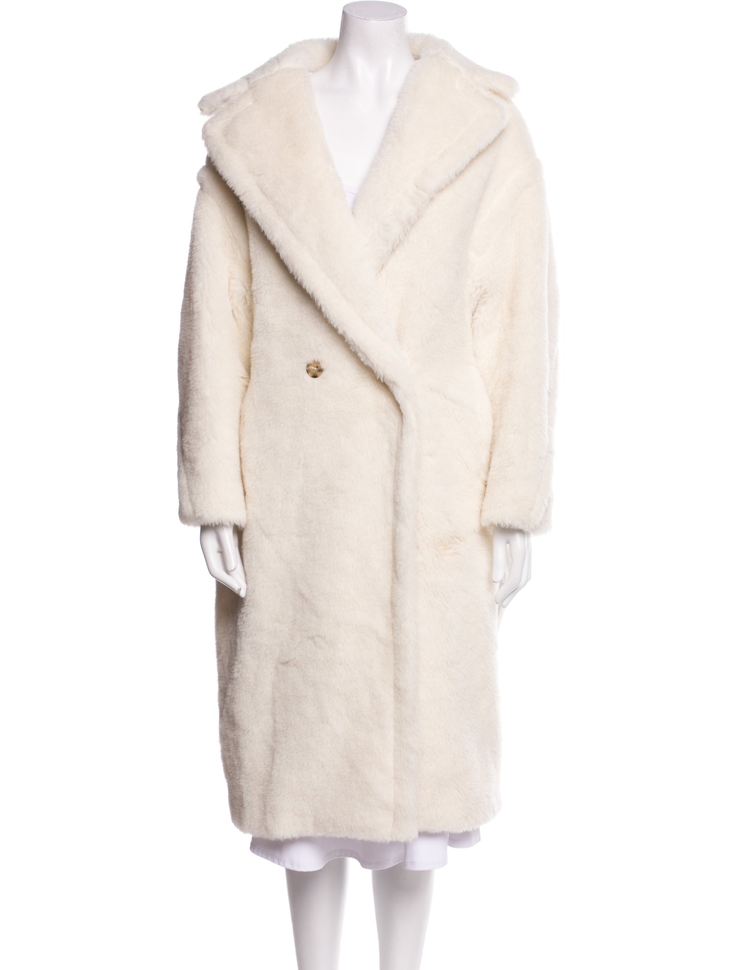Max Mara Alpaca Faux Fur Coat