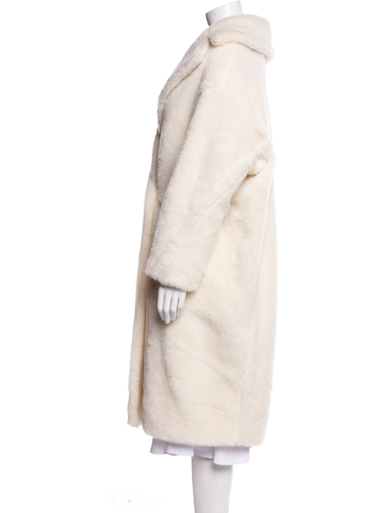 Max Mara Alpaca Faux Fur Coat