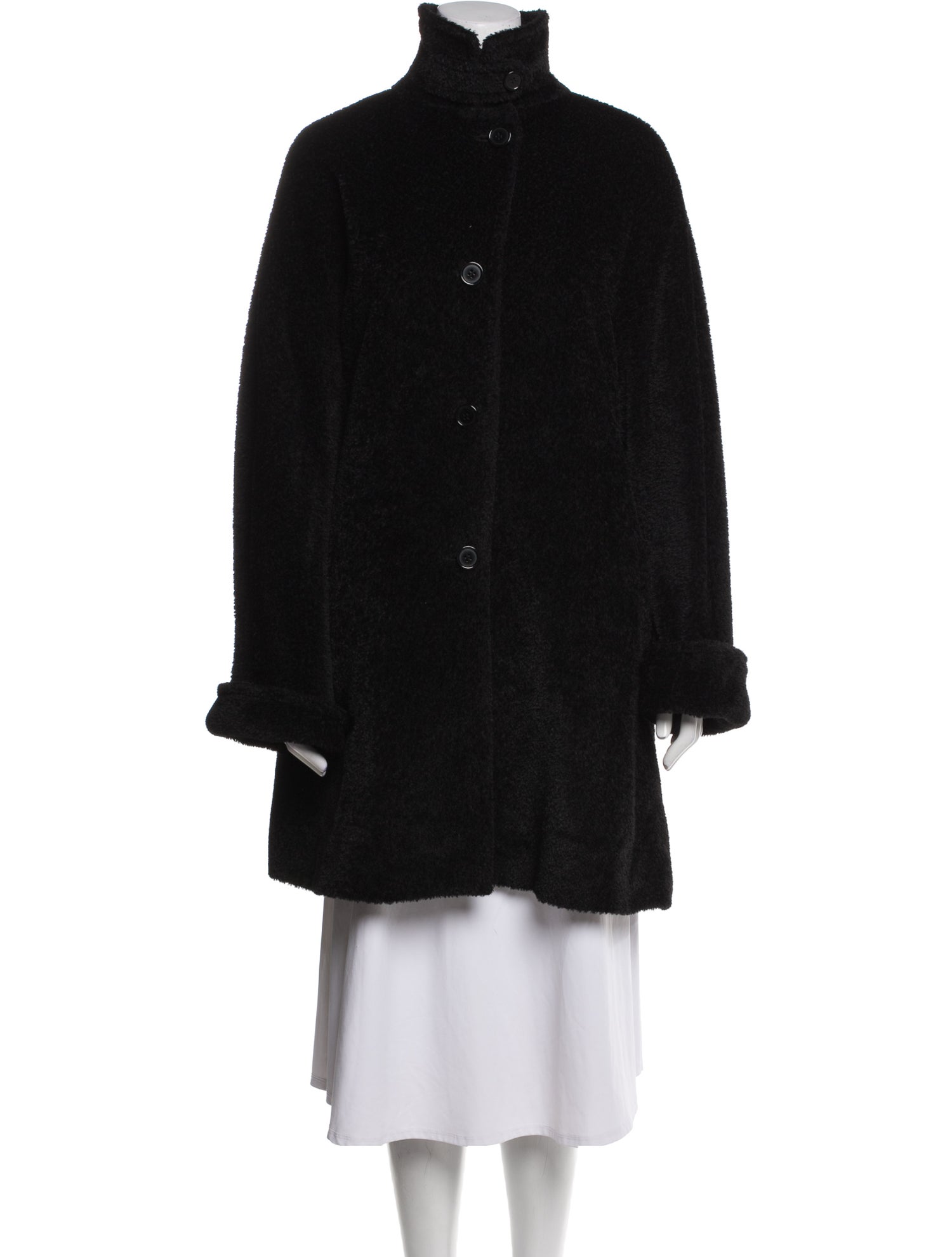 Max Mara Alpaca Faux Fur Coat