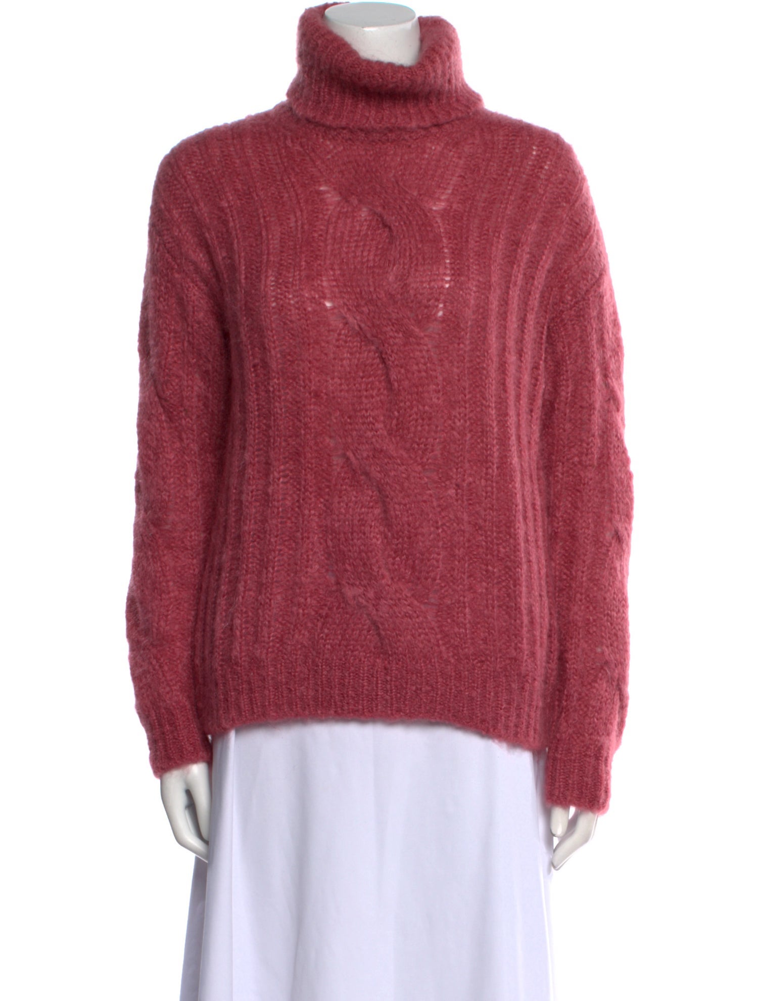 Max Mara Mohair Turtleneck Sweater