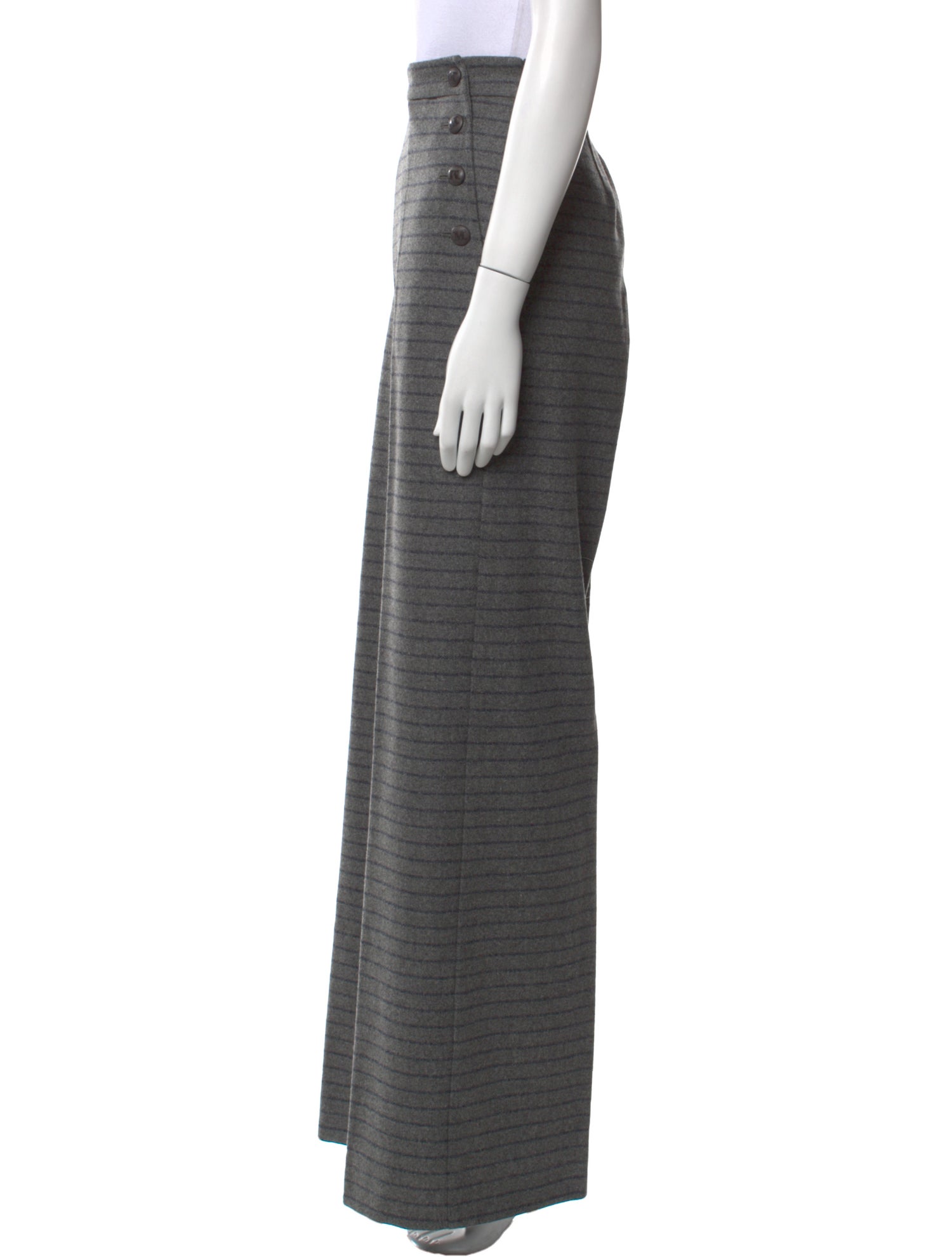 Max Mara Virgin Wool Wide Leg Pants