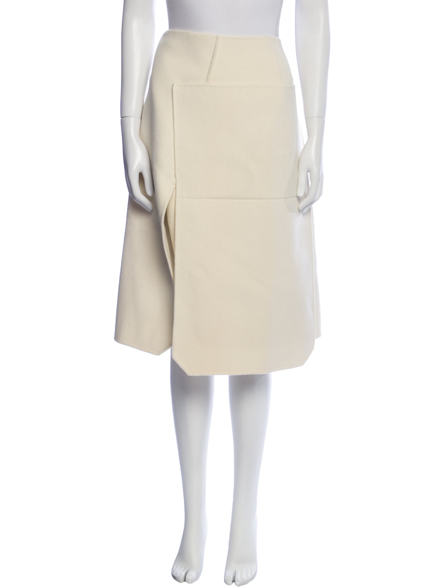 SportMax Virgin Wool Knee-Length Skirt