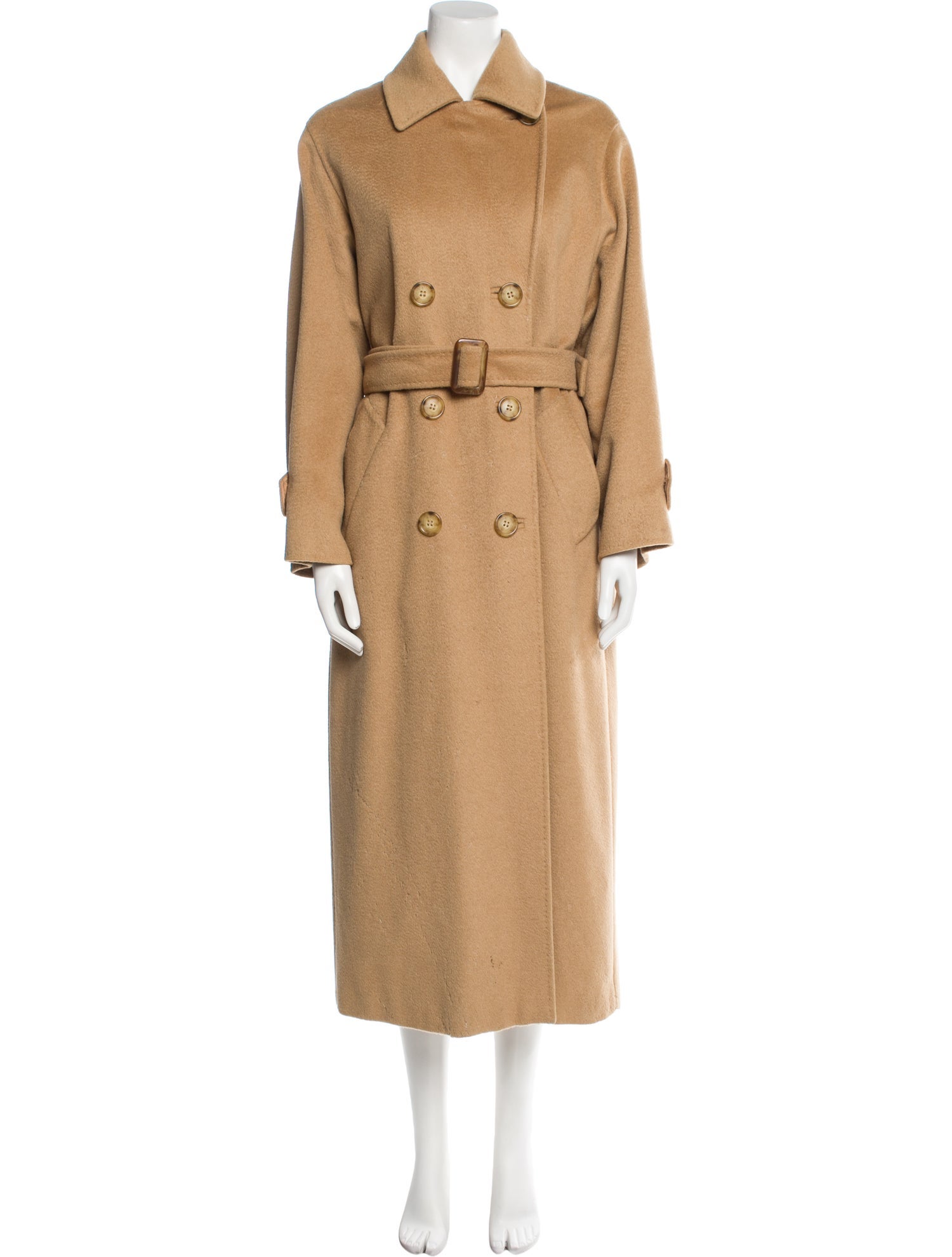 Max Mara Camel Hair Trench Coat
