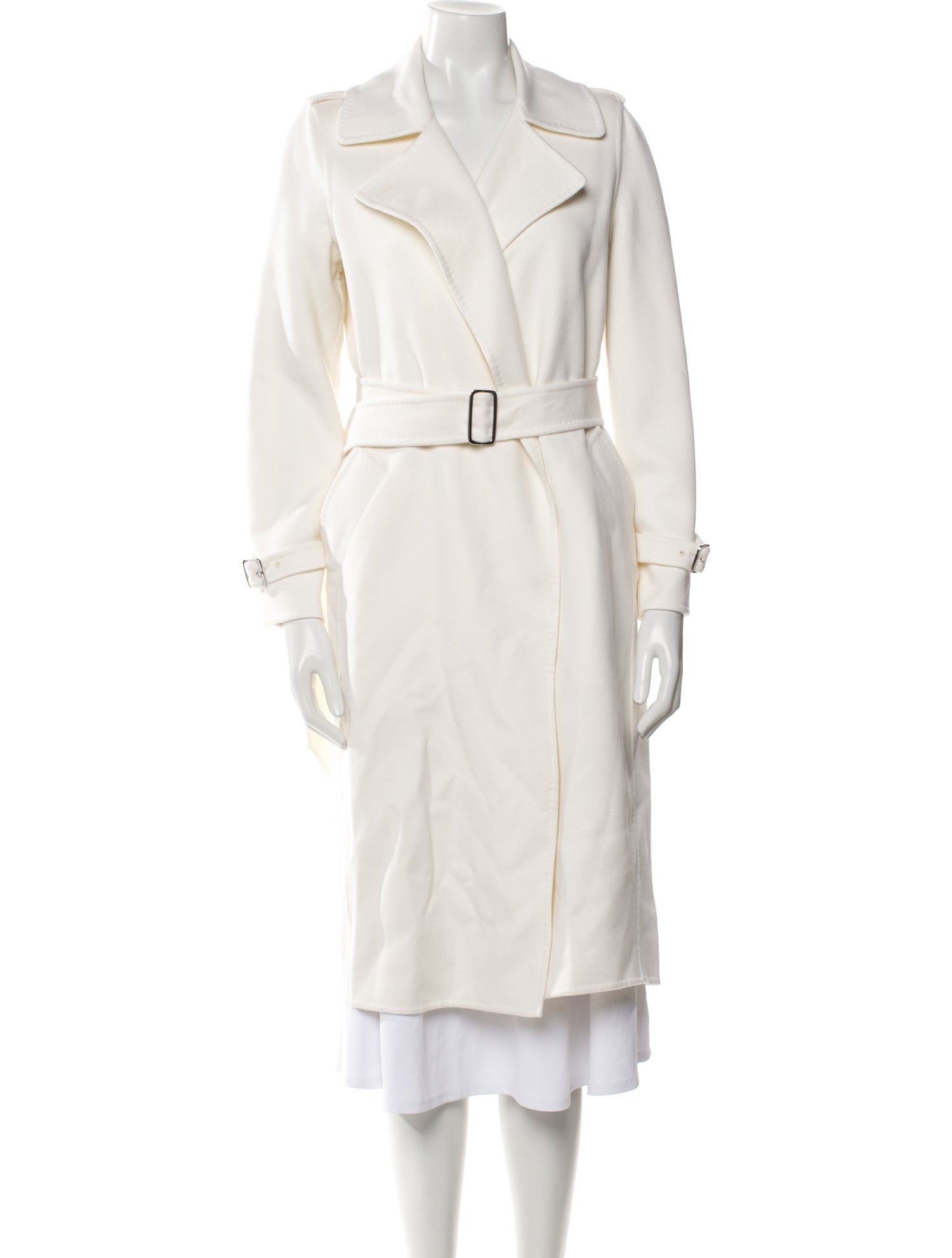 Max Mara Virgin Wool Trench Coat