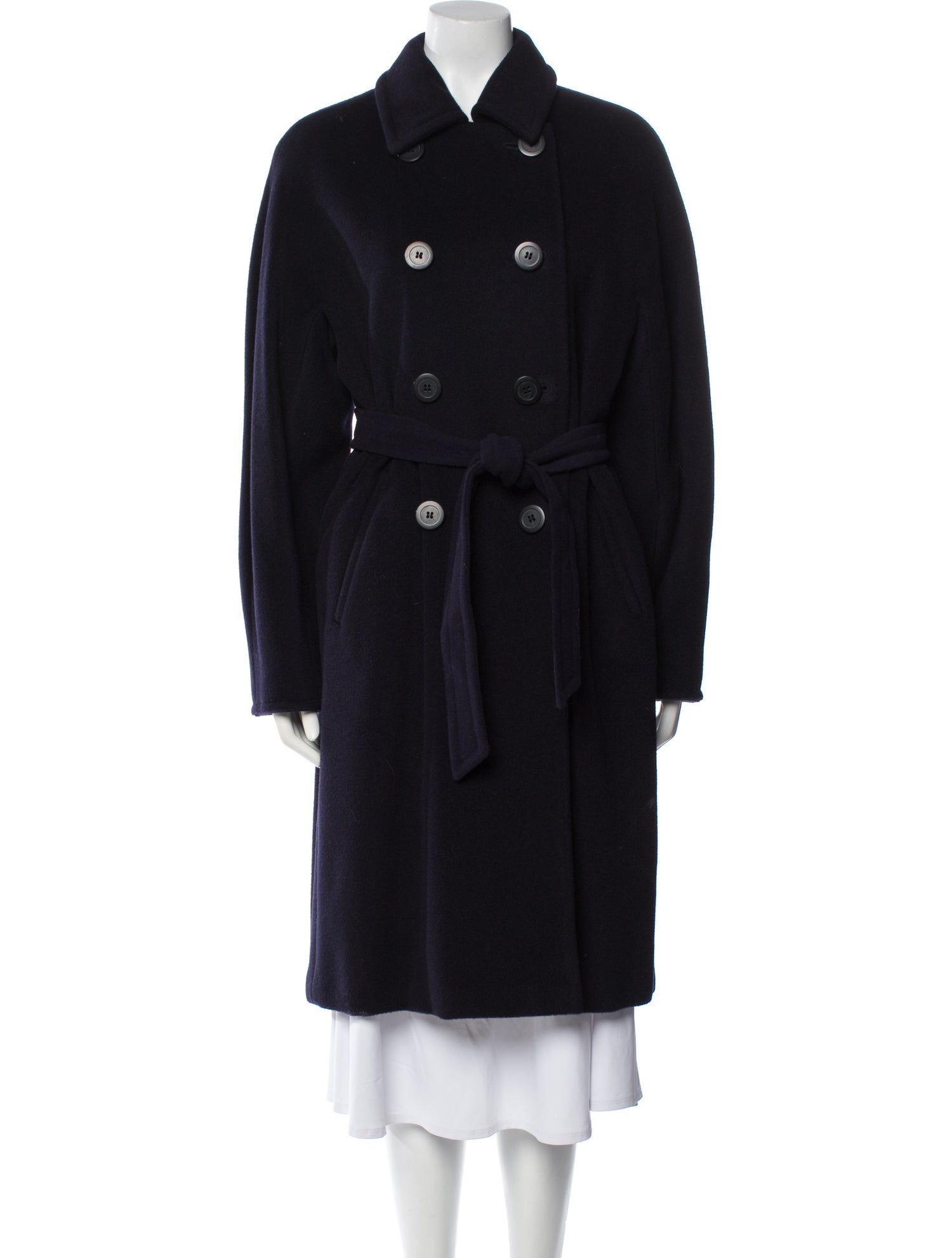 Max Mara Virgin Wool Trench Coat