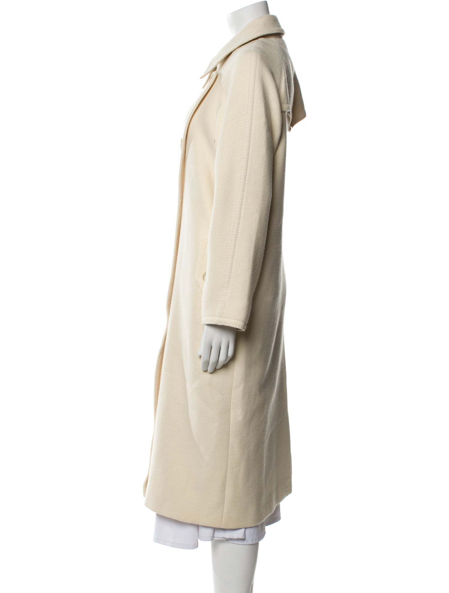 Max Mara Virgin Wool Trench Coat