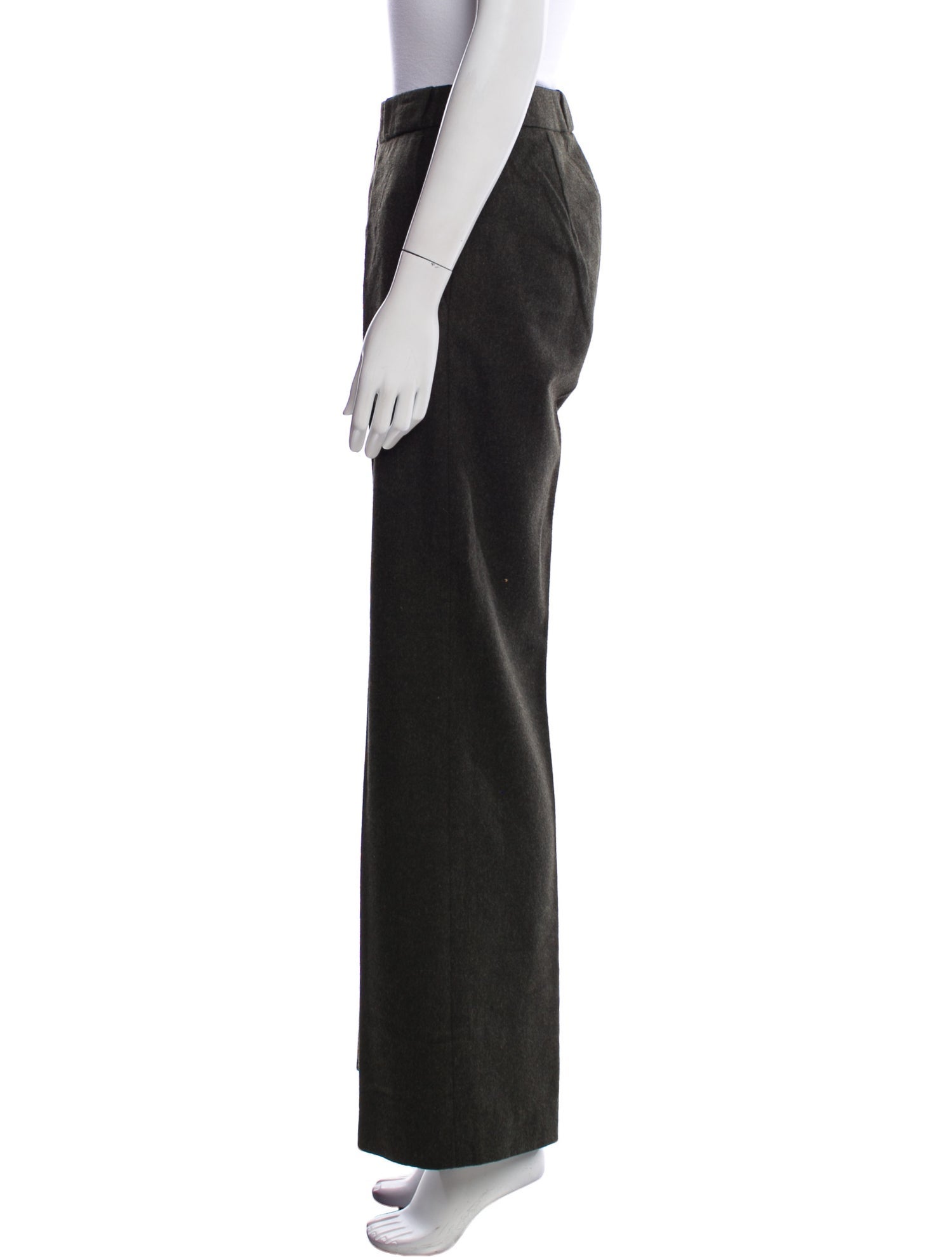Max Mara Virgin Wool Wide Leg Pants