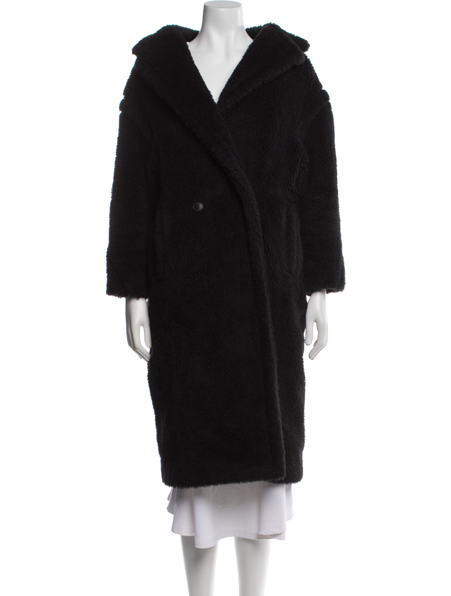 Max Mara Alpaca Faux Fur Coat