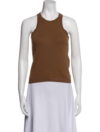 Max Mara Scoop Neck Sleeveless Top