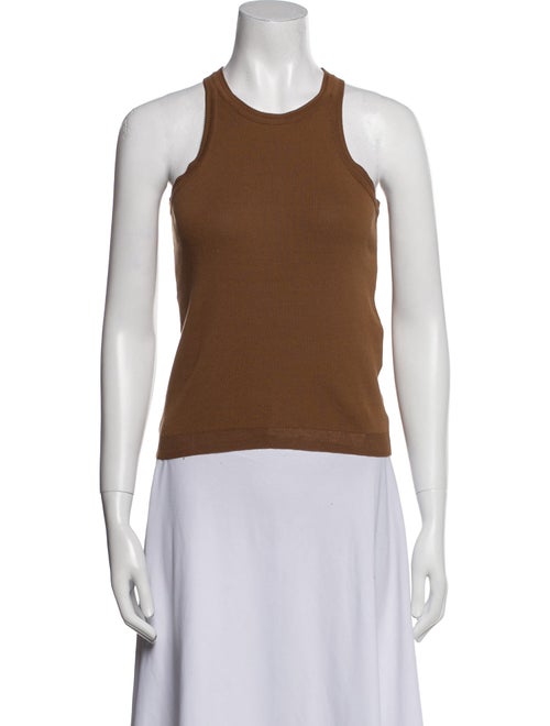 Max Mara Scoop Neck Sleeveless Top