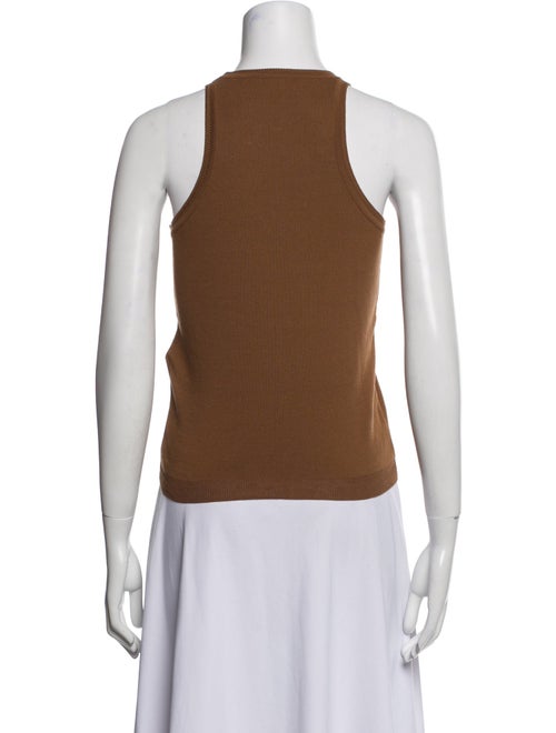 Max Mara Scoop Neck Sleeveless Top