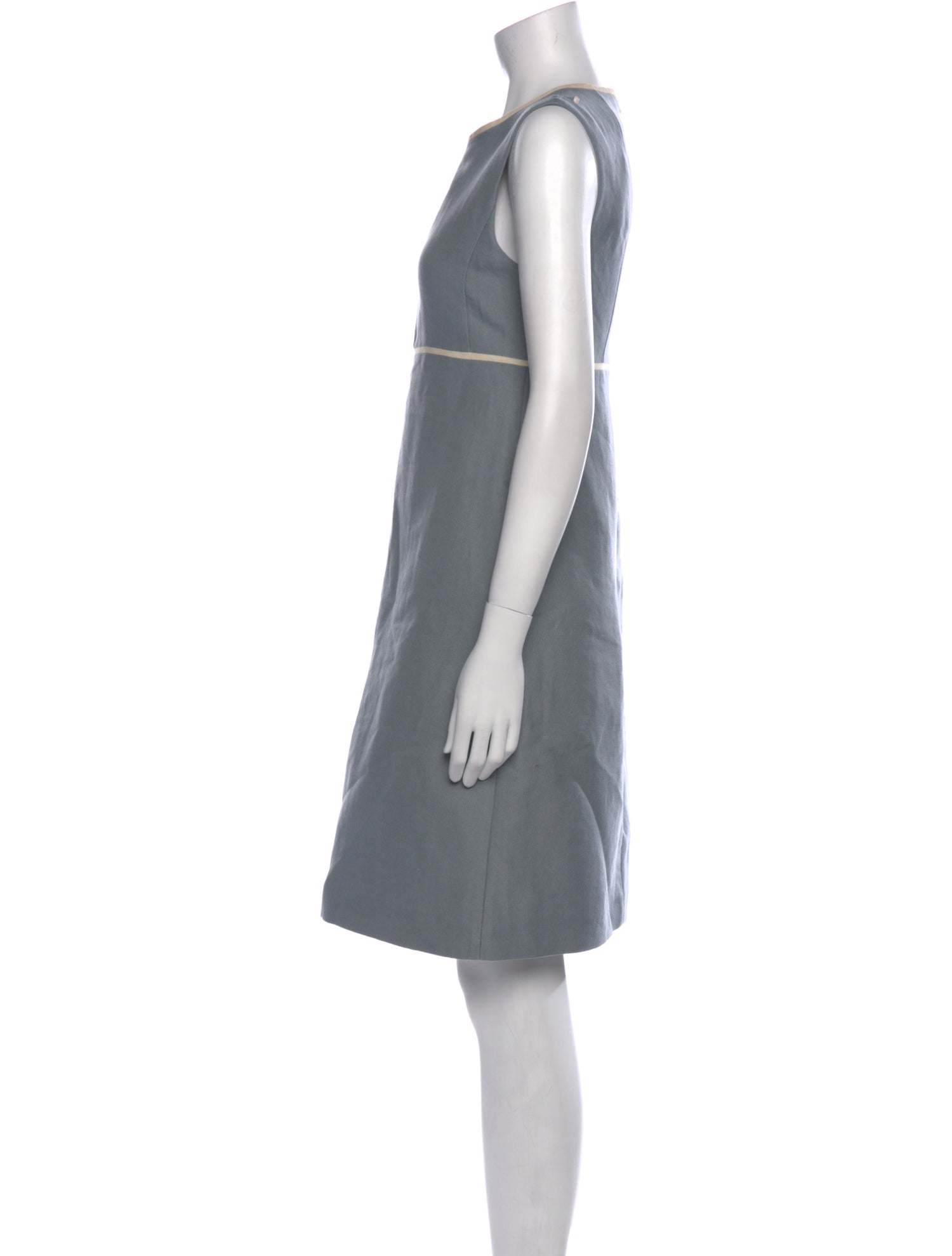 Max Mara Linen Knee-Length Dress