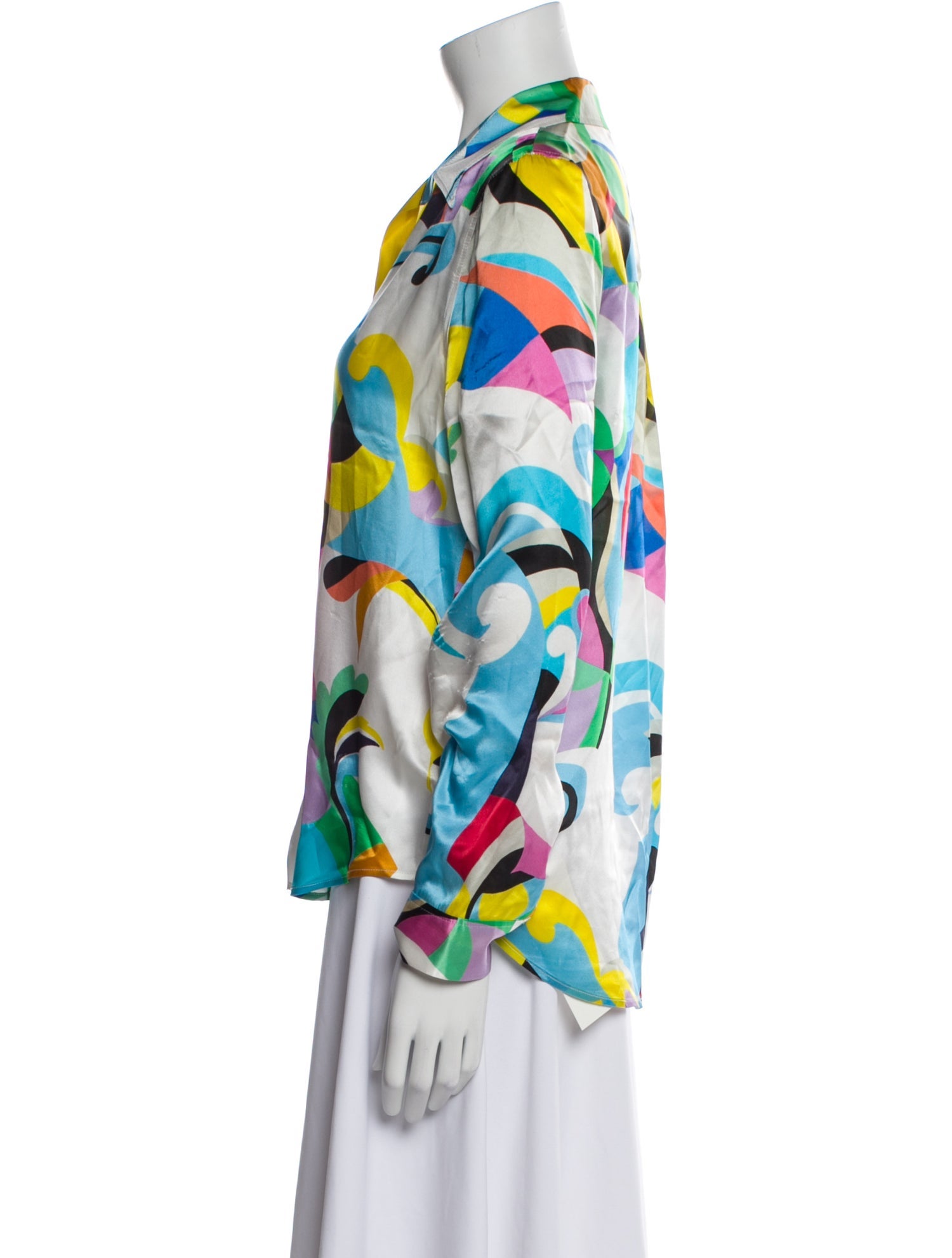 Max Mara Silk Printed Blouse