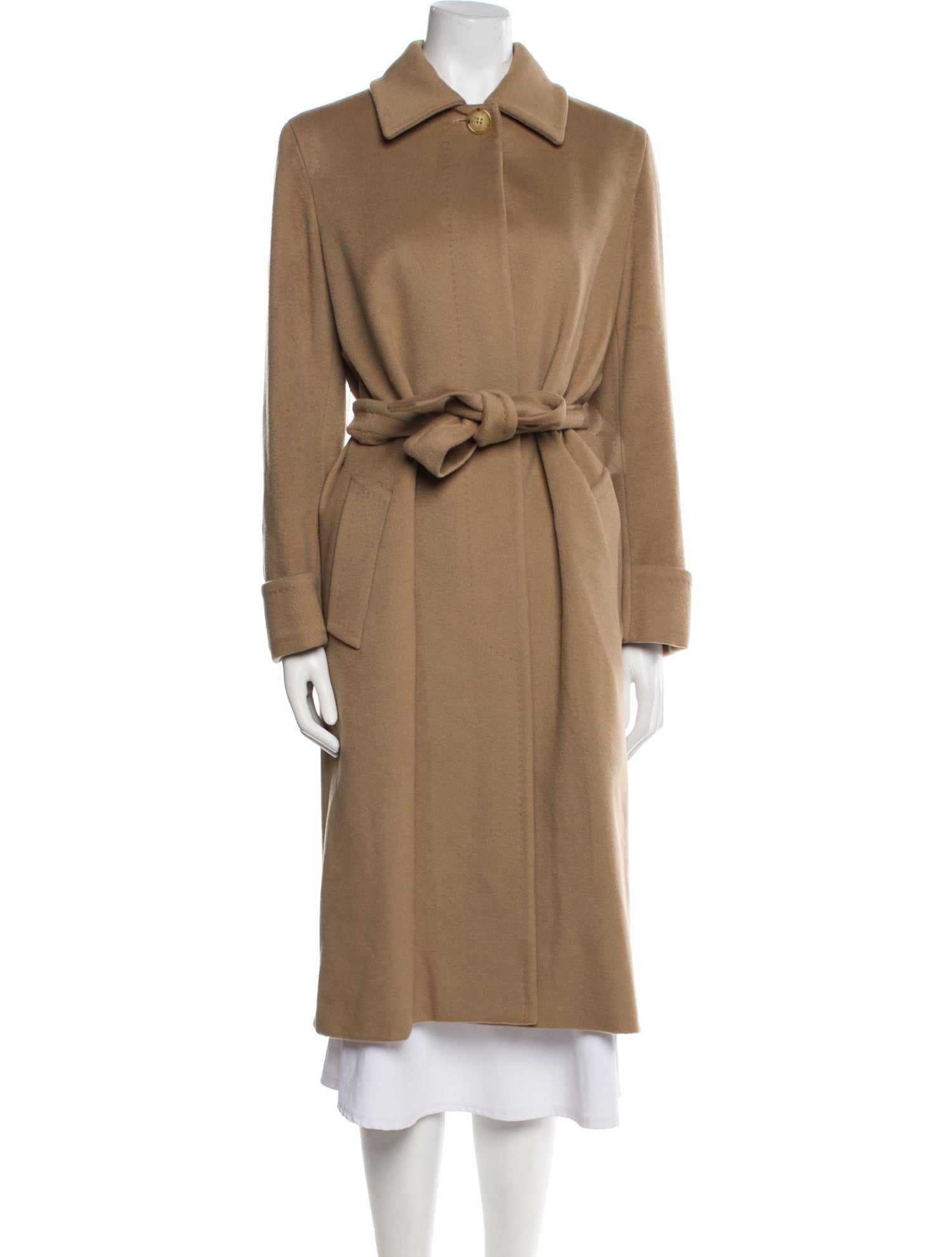Max Mara Virgin Wool Trench Coat