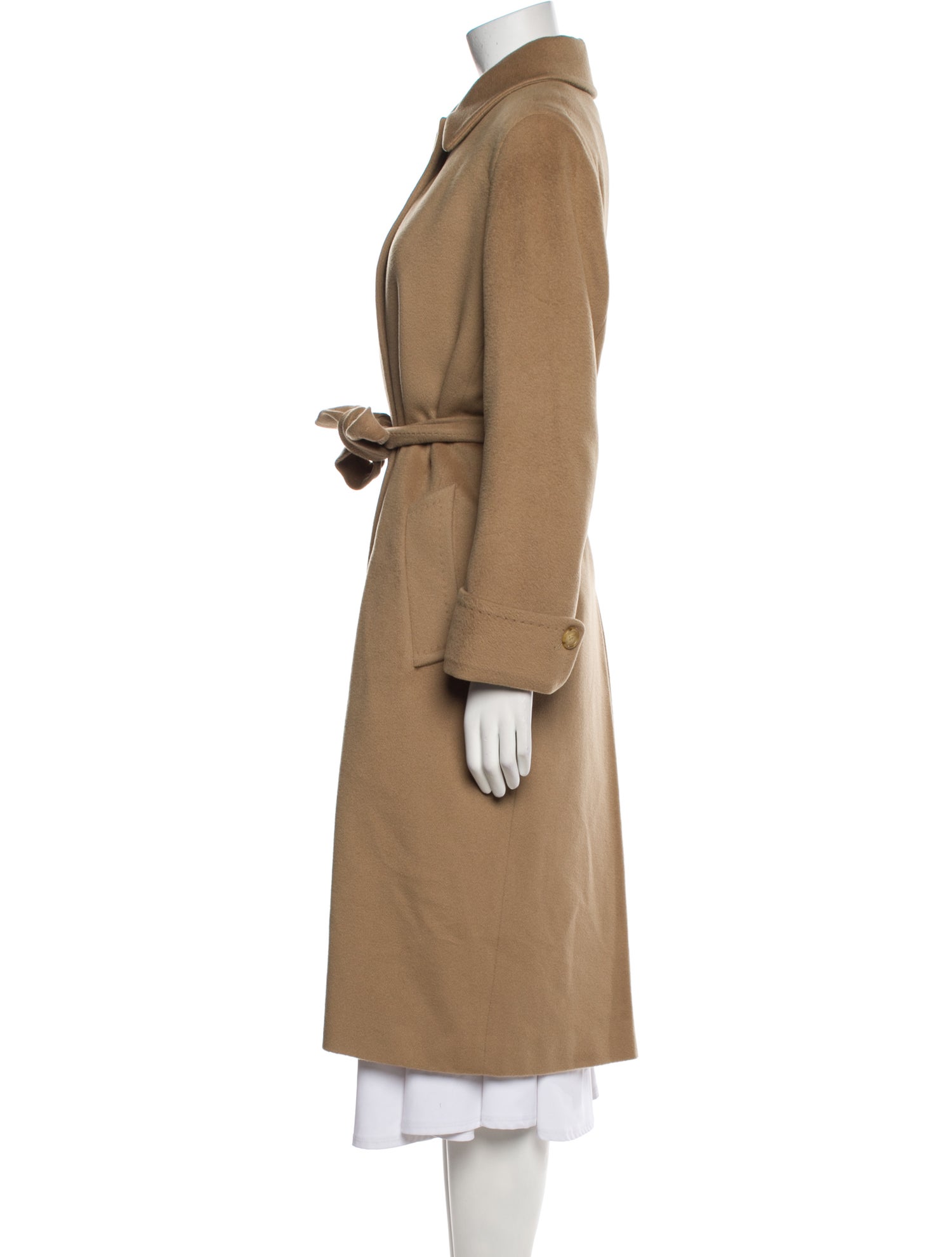 Max Mara Virgin Wool Trench Coat