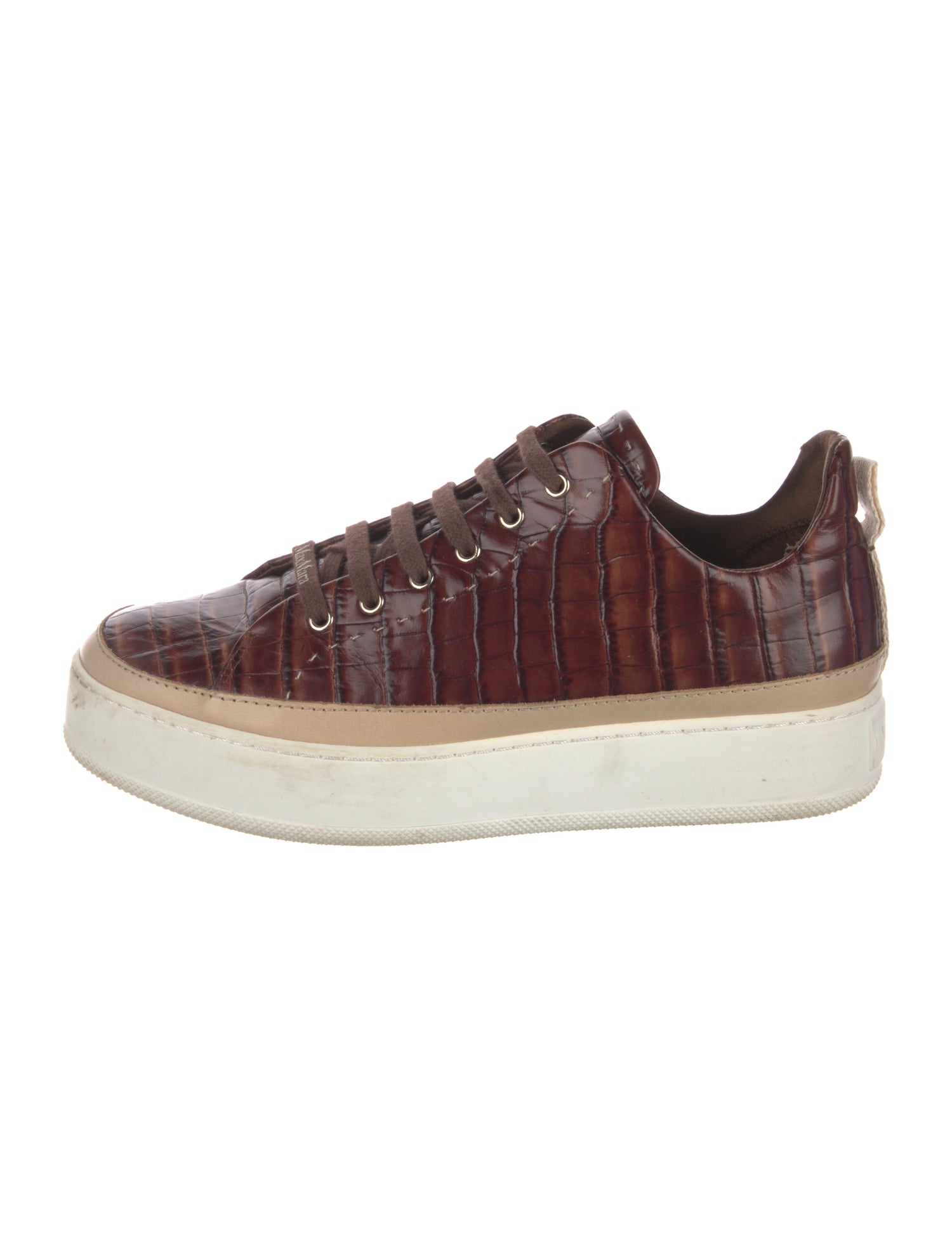 Max Mara Crocodile Sneakers